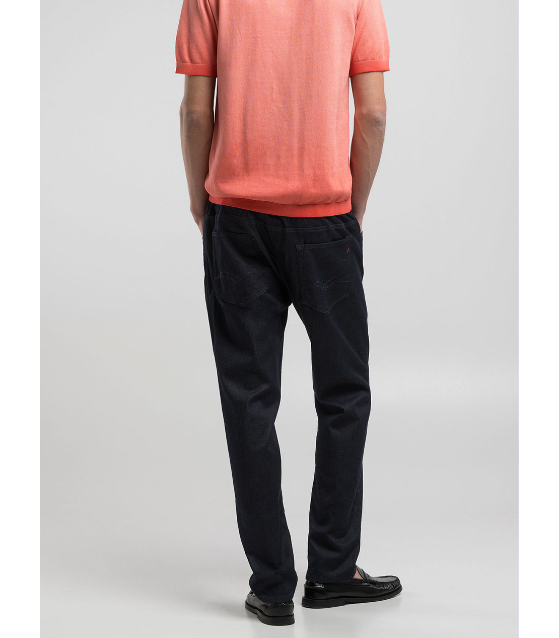 リラックステーパードLANNY Touch denim 詳細画像 ダークブルー 2